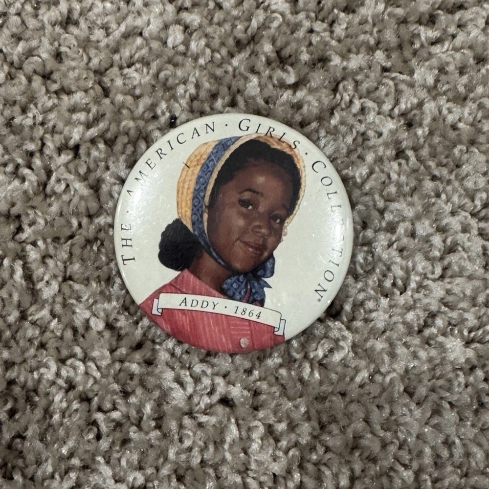 The American Girls Collection Addy 1864 Pinback Button Pin Vintage